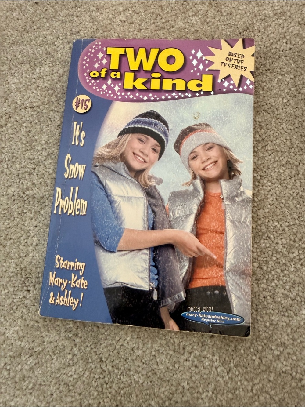 Two of a Kind Kids Book - It's Snow Problem (Blue/Silver) Olsen twins